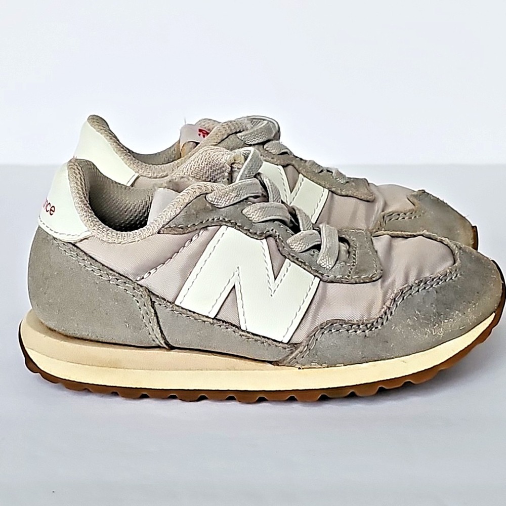New Balance‎ 237 Gray Shoes Sneakers Neutral Unisex Boys Girls Size 9 - 1844
